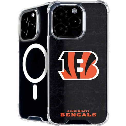 NFL Cincinnati Bengals - Distressed iPhone 16 Pro MagSafe Case